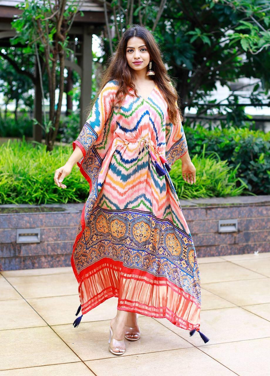 Multicolor Twinkle Kaftan