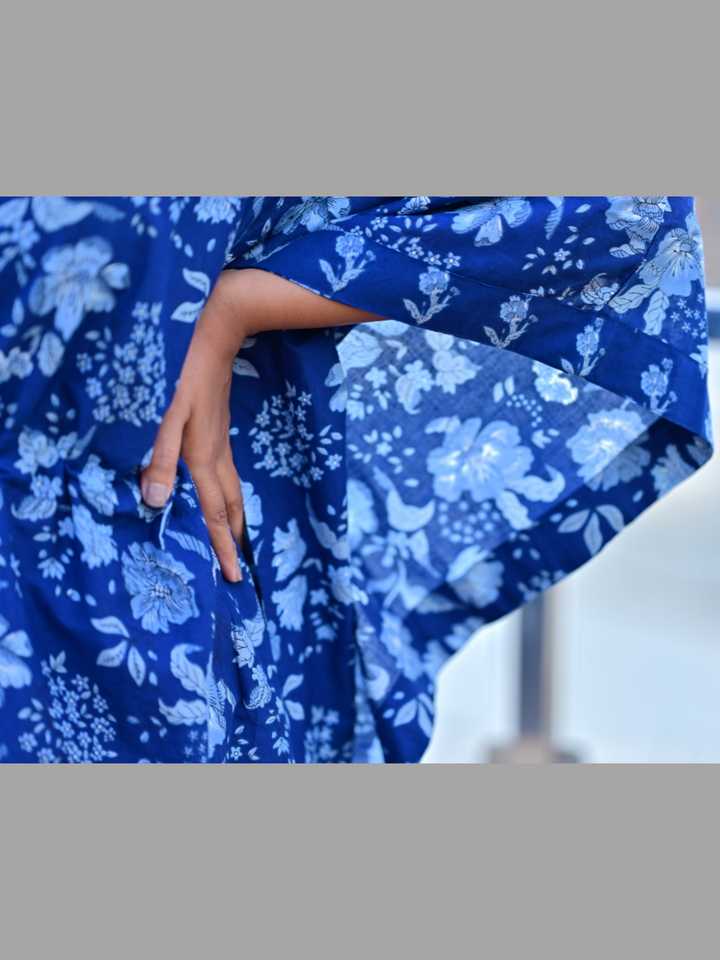 Blue Breeze – Cotton Kaftan Set, cotton co ord set, blue co-ord set, kaftan sets
