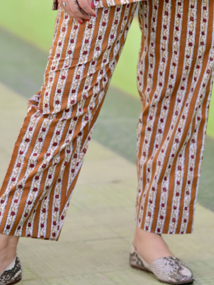 Rhythm Brown Bottom Wear,  pure cotton pant, brown pajamas, daily wear bottoms
