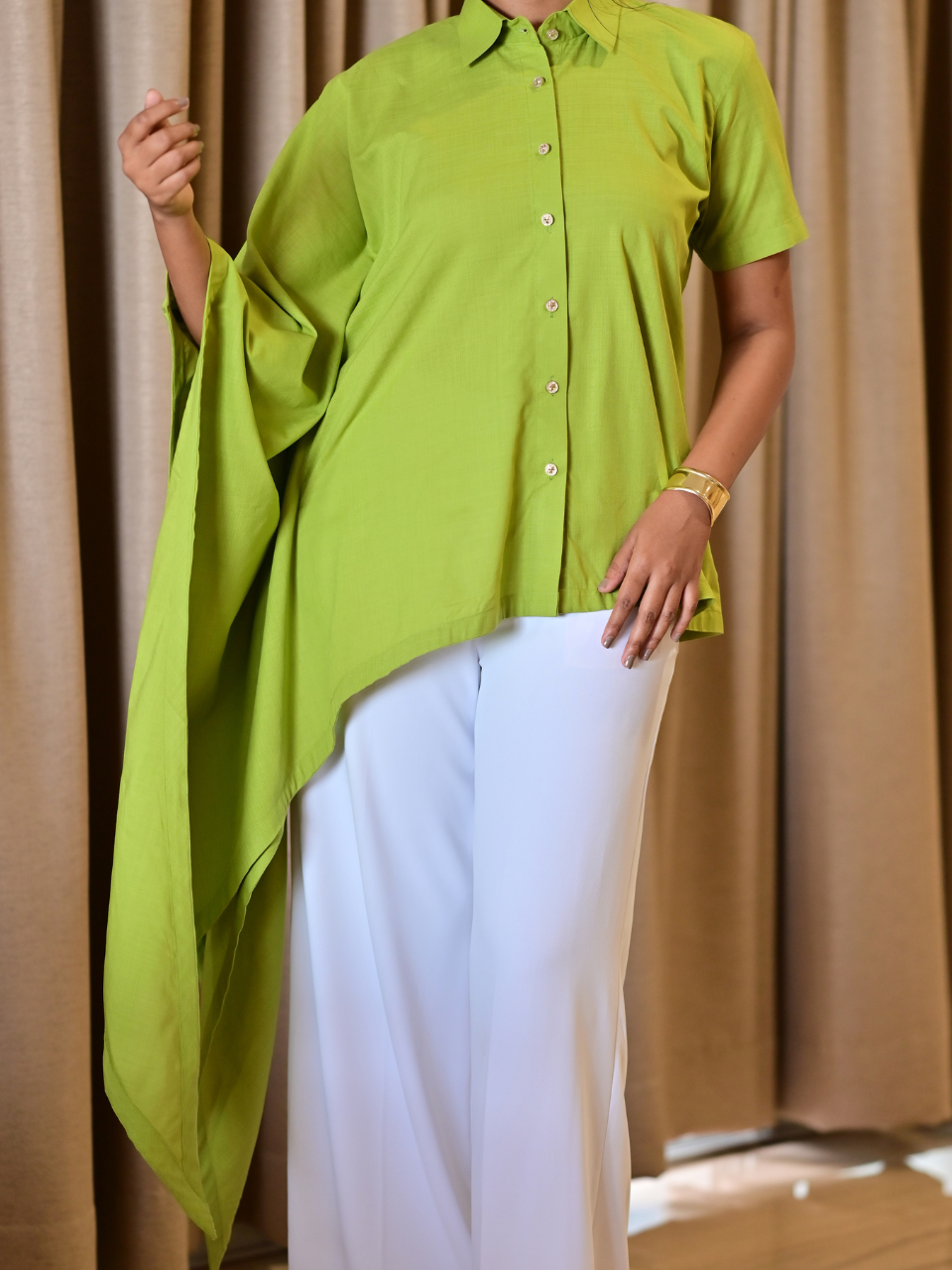 Green Drift – Comfort in Pure Cotton, cotton shirt, green shirts, stylish shirts