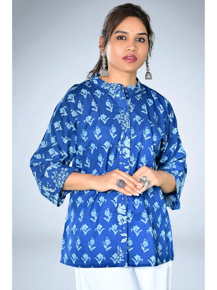 Blue Soft Cotton Shirt, cotton shirt, blue shirts, soft shirts