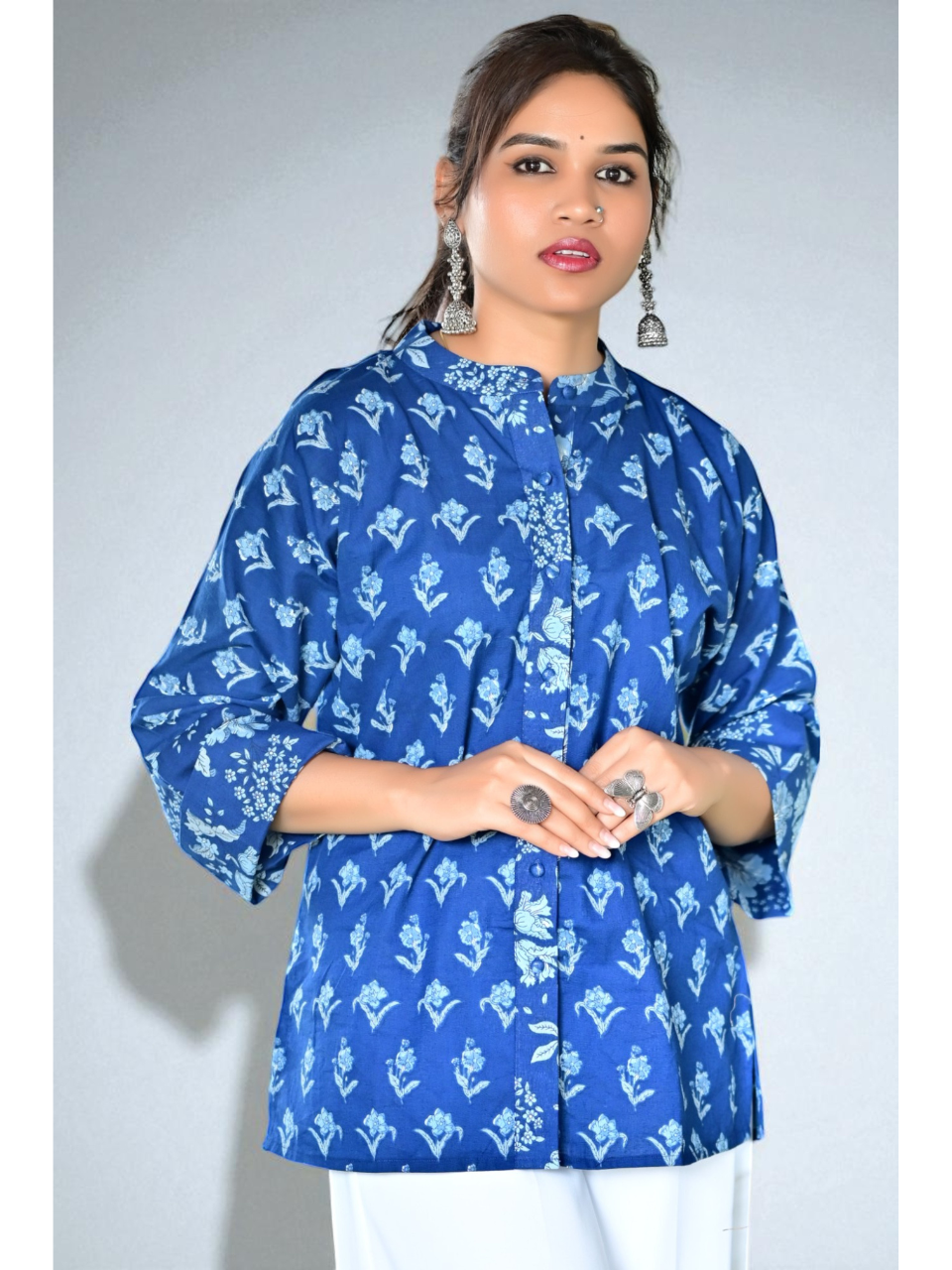 Blue Soft Cotton Shirt, cotton shirt, blue shirts, soft shirts