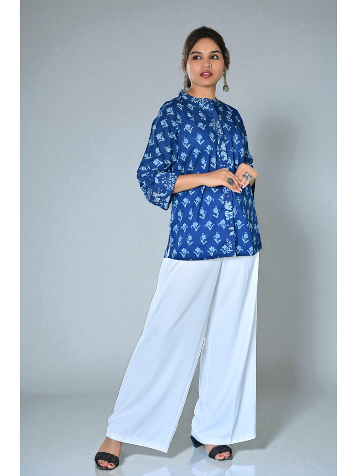 Blue Soft Cotton Shirt, cotton shirt, blue shirts, soft shirts