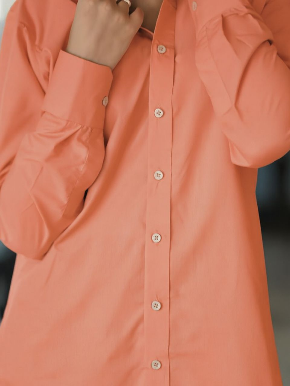  Peach Classic Formal Shirt, beige color shirt, cotton shirts, cotton lyocell shirt, formal shirts
