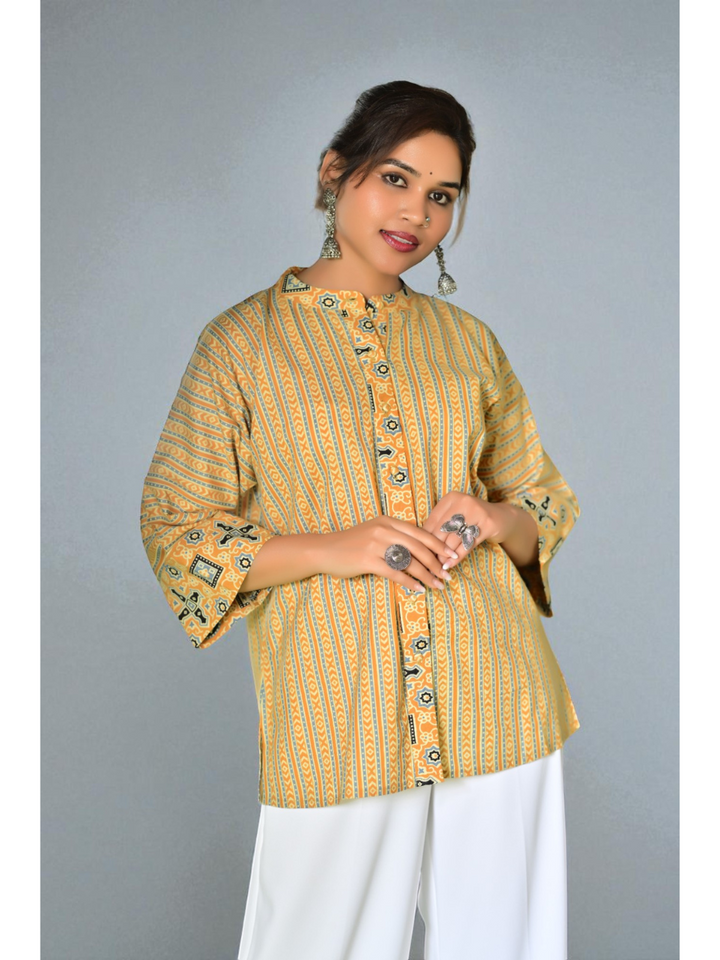  Yellow Soft Cotton Shirt, cotton shirt, yellow shirts, soft shirts