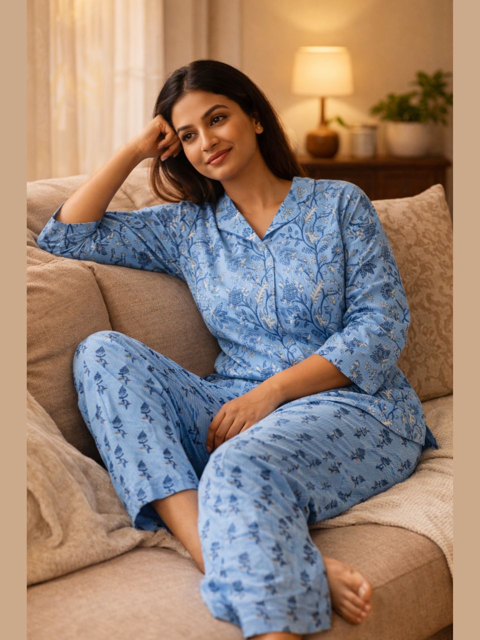 Future Dusk A Kantha Co-ord Set