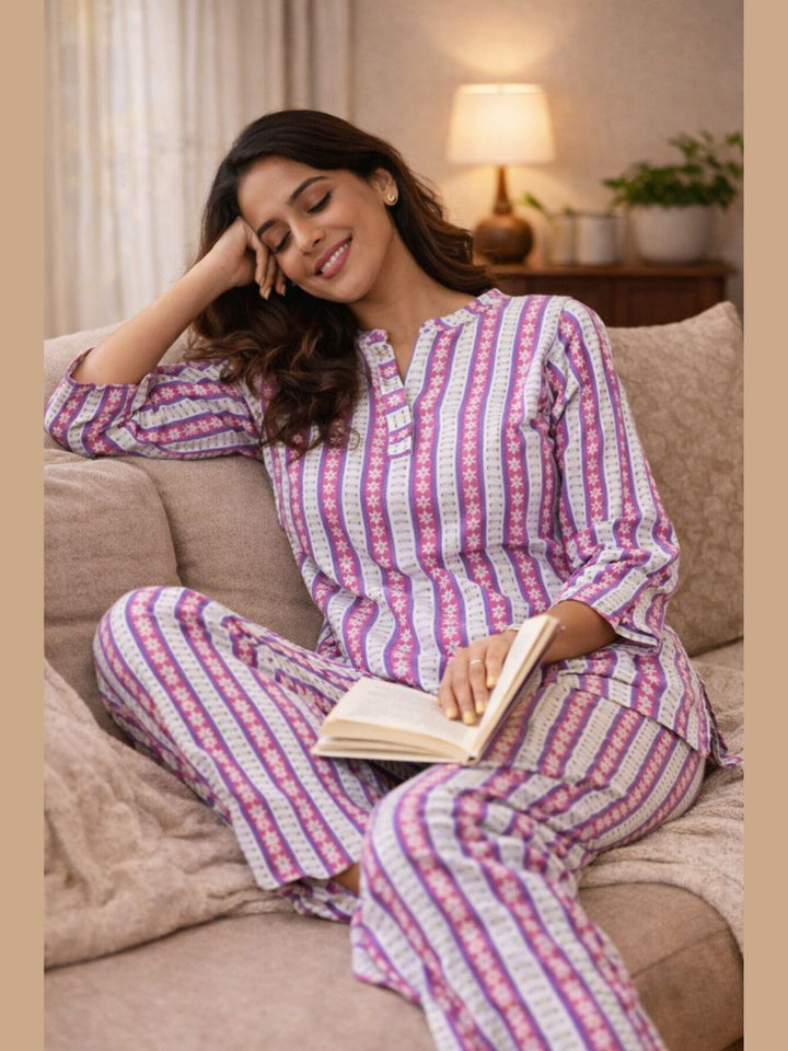 Purple A Ray Co-ord Set