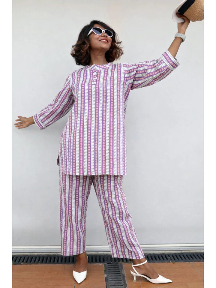 Purple A Ray Co-ord Set