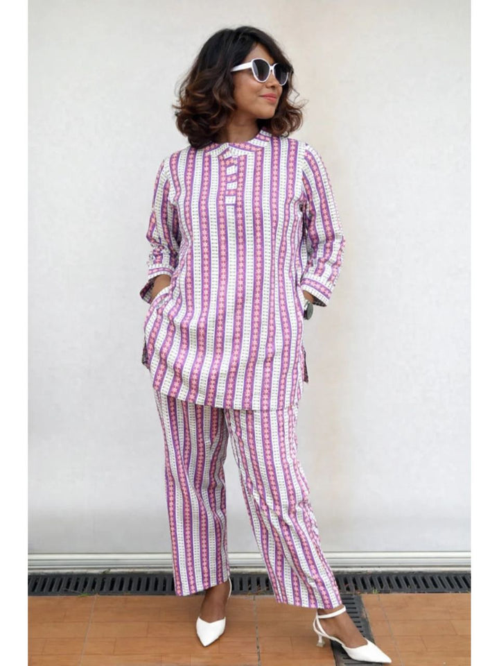 Purple A Ray Co-ord Set