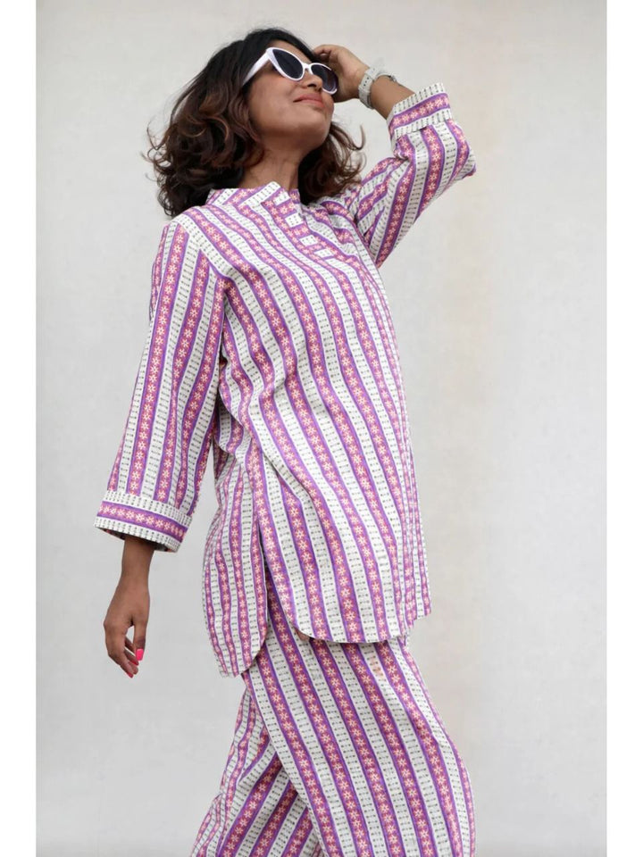Purple A Ray Co-ord Set