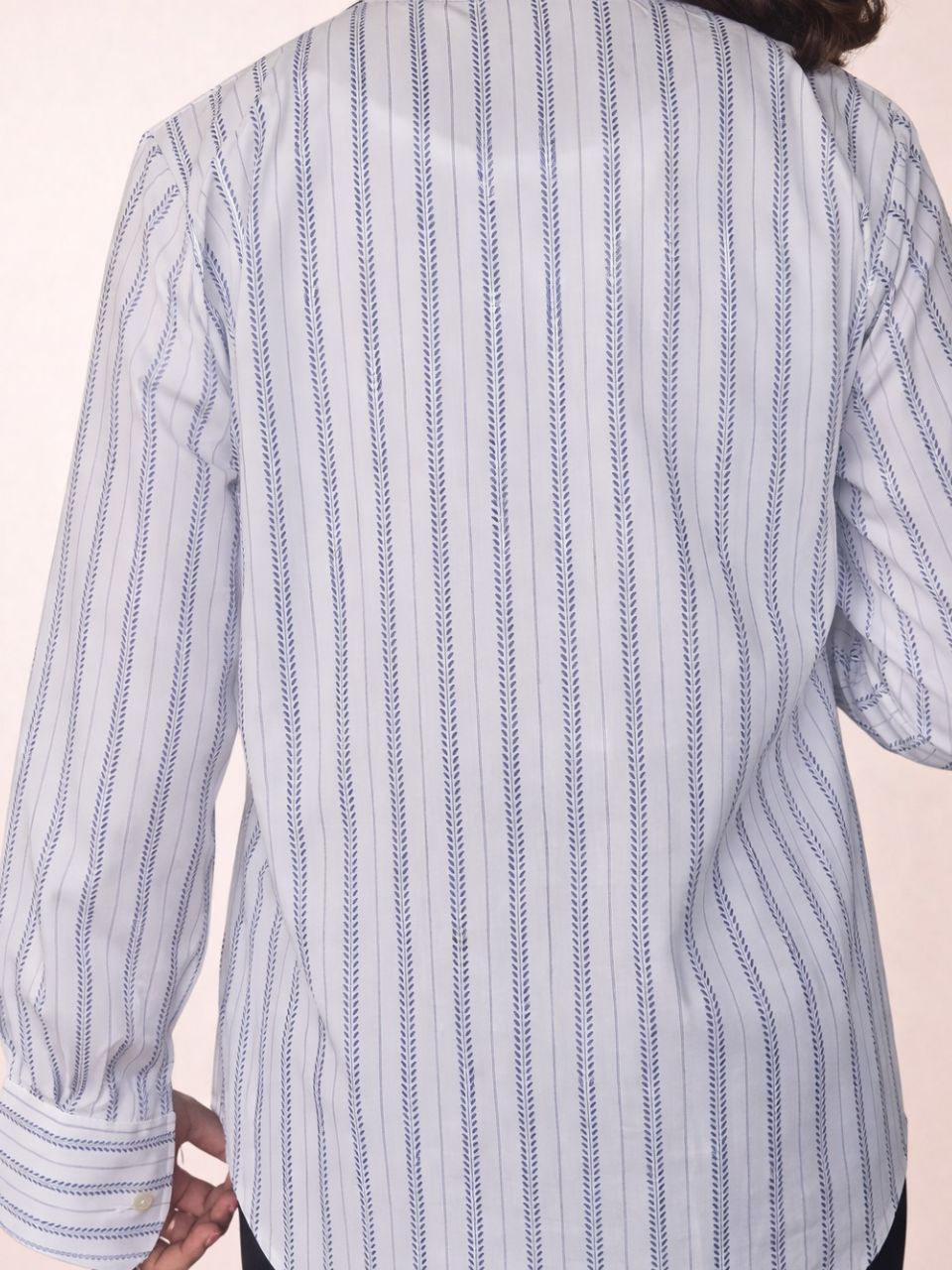 Rhythm Black And White Bow Top Shirt, cotton shirt, black and white shirts, bow shirts, indo-western shirts, modern ethnic shirts, office wear shirts