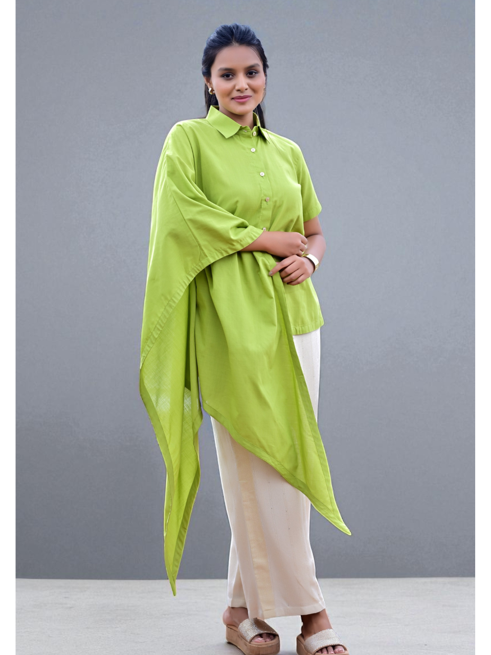 Green Drift – Comfort in Pure Cotton, cotton shirt, green shirts, stylish shirts