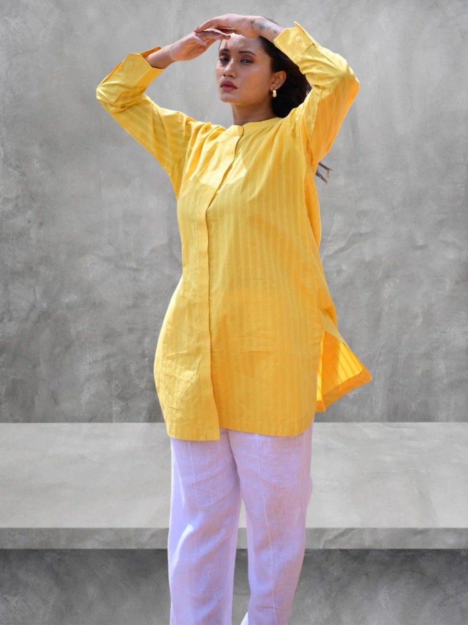 Leno Lite A Mustard Shirt