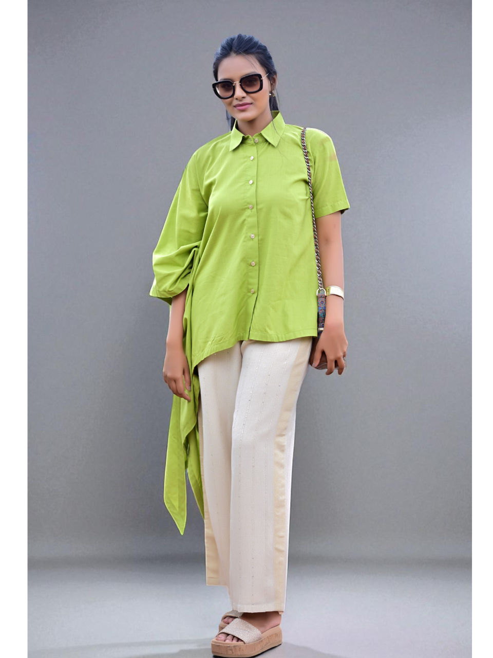 Green Drift – Comfort in Pure Cotton, cotton shirt, green shirts, stylish shirts