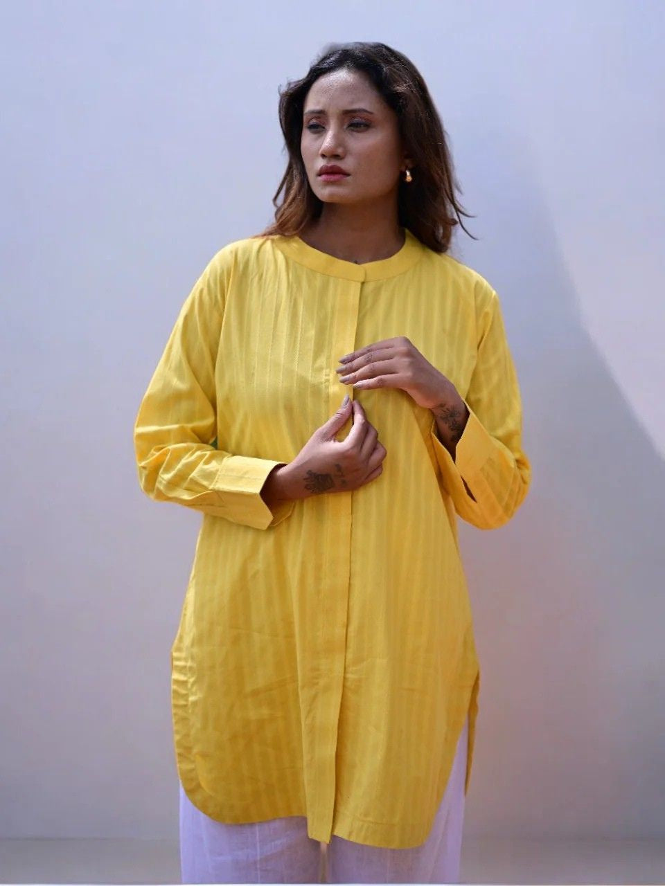 Leno Lite A Mustard Shirt