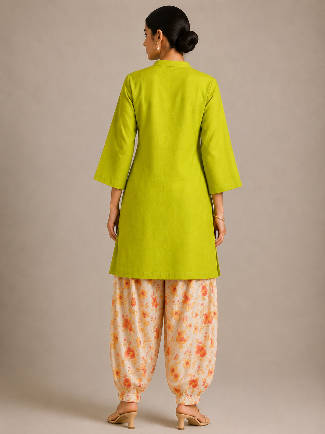 Lime Bloom Floral Co-ord Set