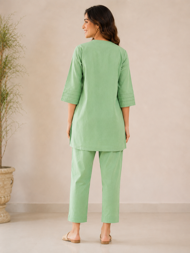 Dark Mint Green Relaxed Cord set