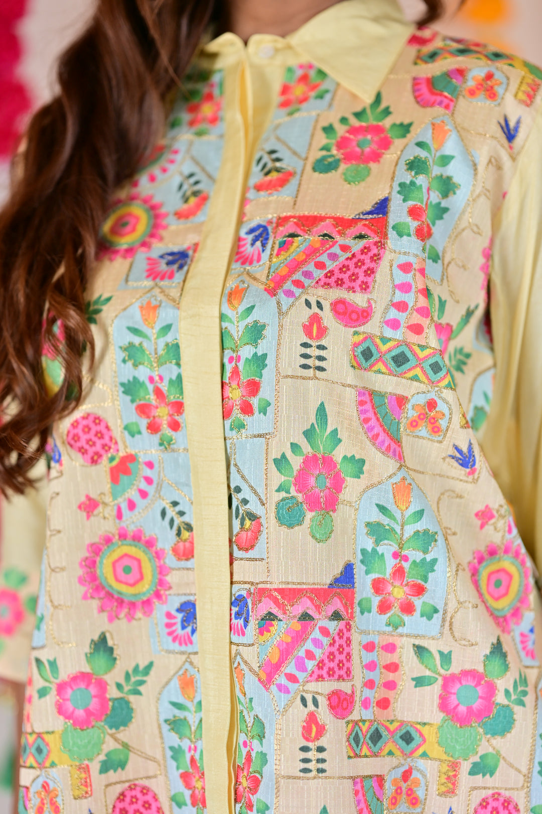 Traditional Zari Elegance Shirt