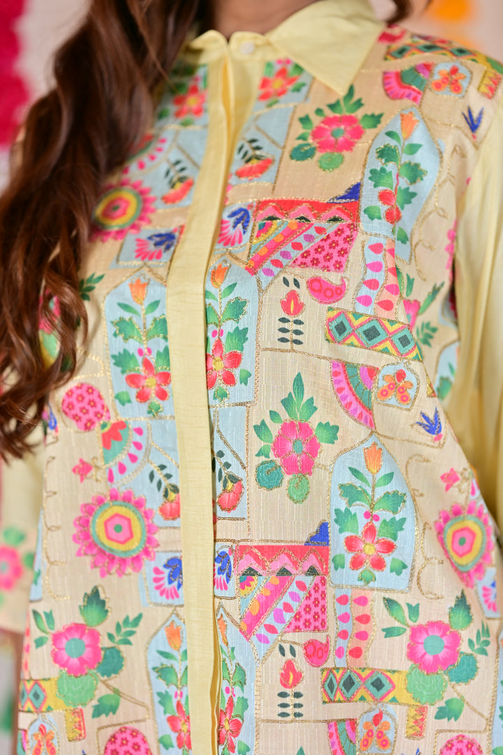 Traditional Zari Elegance Shirt