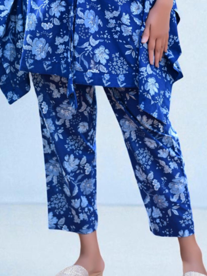 Blue Breeze – Cotton Bottom Wear, cotton pant, blue pajamas, printed bottoms
