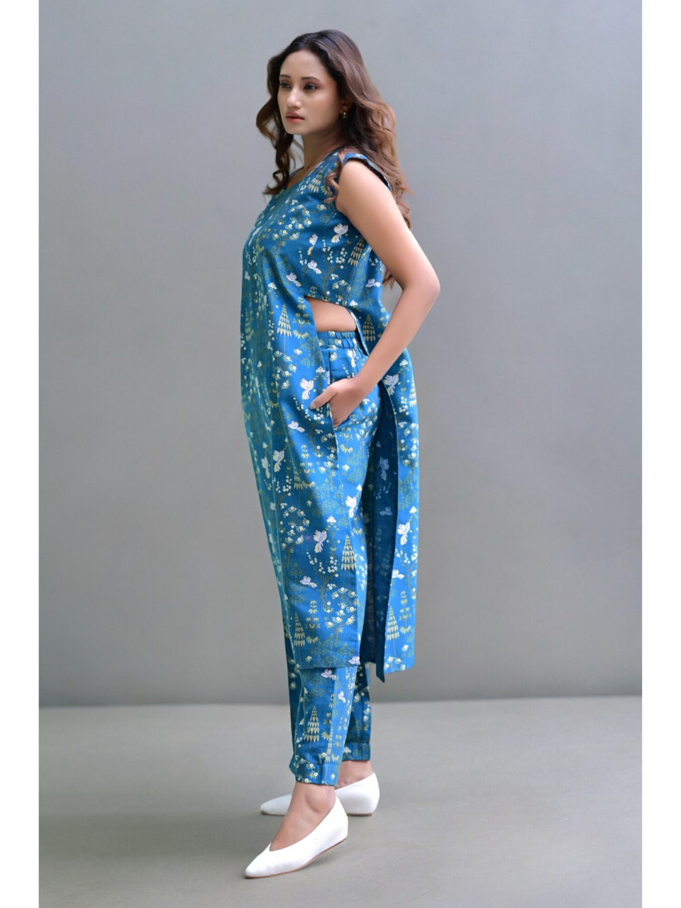 Serene Blue Linen Set, two piece outfits for women, co ord sets women, coord set women, ladies co ord sets, co ord sets women, coords women, coord set for women, co ord, kurta co ord sets, ethnic co ords, ethnic co ord set women, co ord dress set, co ord sets for summer, co ord set women's party, co ord set women ethic, co ord sets women ethnic, Linen co ord set, Blue co cord set