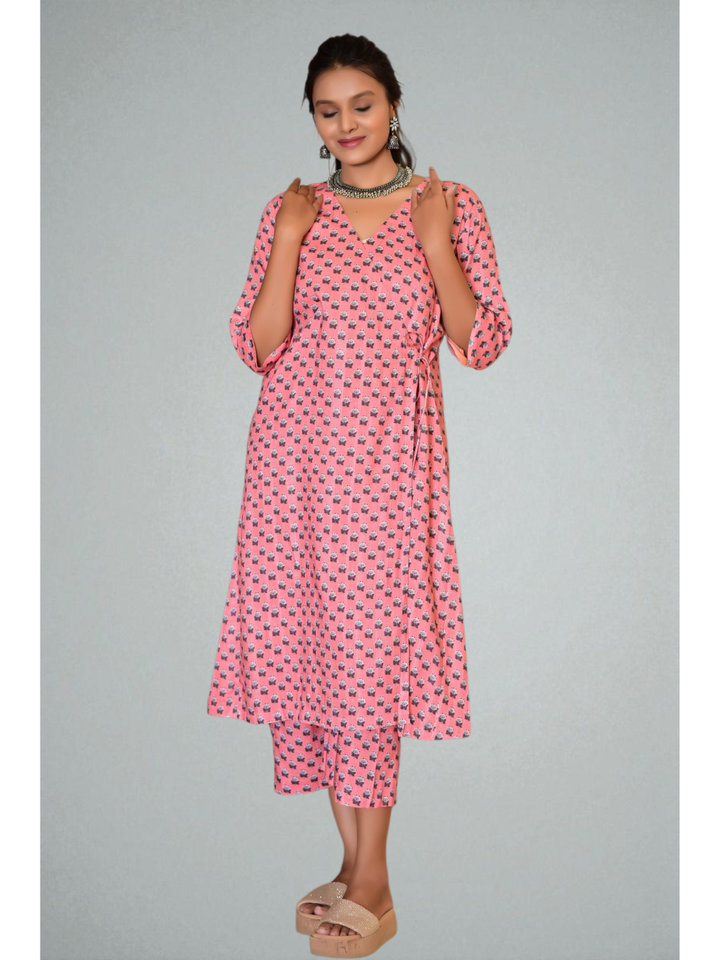Petal Flow Pink Co-ord Set