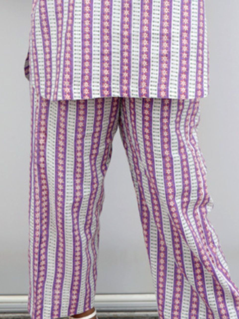 Purple A Ray Pant, cotton trousers, lounge wear, purple bottoms