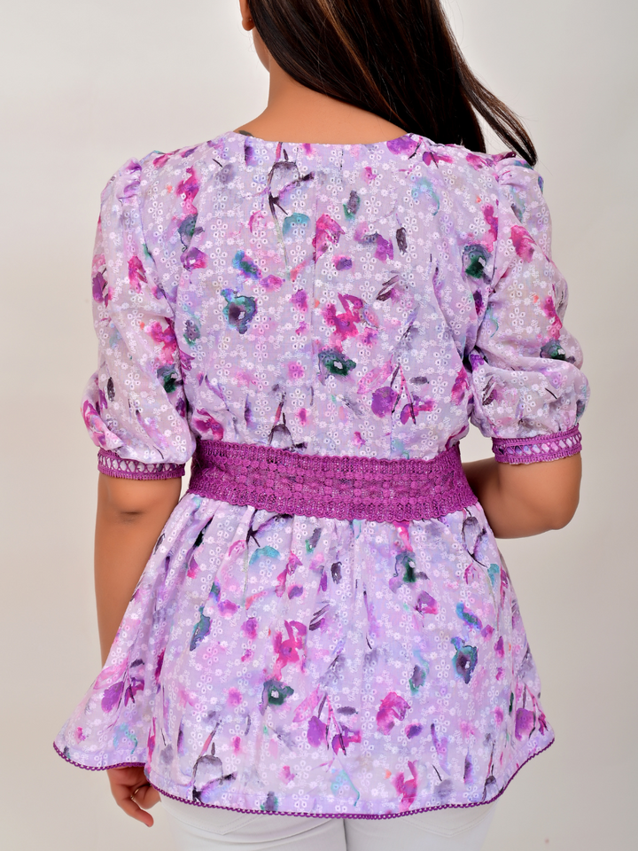 ladies tops, tops for women, women tops, ladies t shirts and tops, womens tops, blue tops women, crop tops for women, down shoulder top, women crop top, women in purple tops, crop top online, crop top, short tops, schiffli cotton top,  party wear tops on jeans
