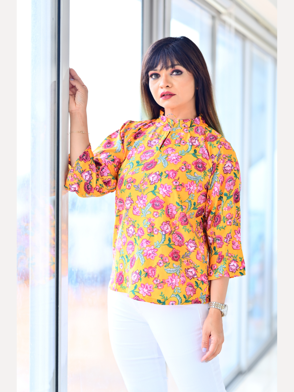 ladies tops, tops for women, women tops, ladies t shirts and tops, womens tops, blue tops women, crop tops for women, down shoulder top, women crop top, women in yellow tops, crop top online, crop top, short tops, crepe cotton top,  party wear tops on jeans