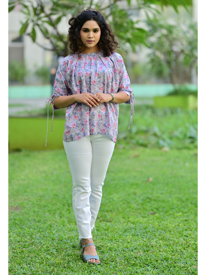 ladies tops, tops for women, women tops, ladies t shirts and tops, womens tops, purple tops women, crop tops for women, down shoulder top, women crop top, women in purple tops, crop top online, crop top, short tops, lyocell top,  party wear tops on jeans
