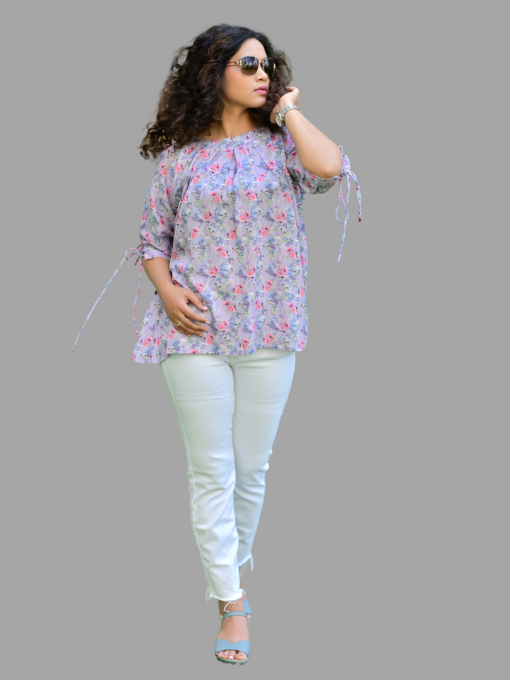 ladies tops, tops for women, women tops, ladies t shirts and tops, womens tops, purple tops women, crop tops for women, down shoulder top, women crop top, women in purple tops, crop top online, crop top, short tops, lyocell top,  party wear tops on jeans