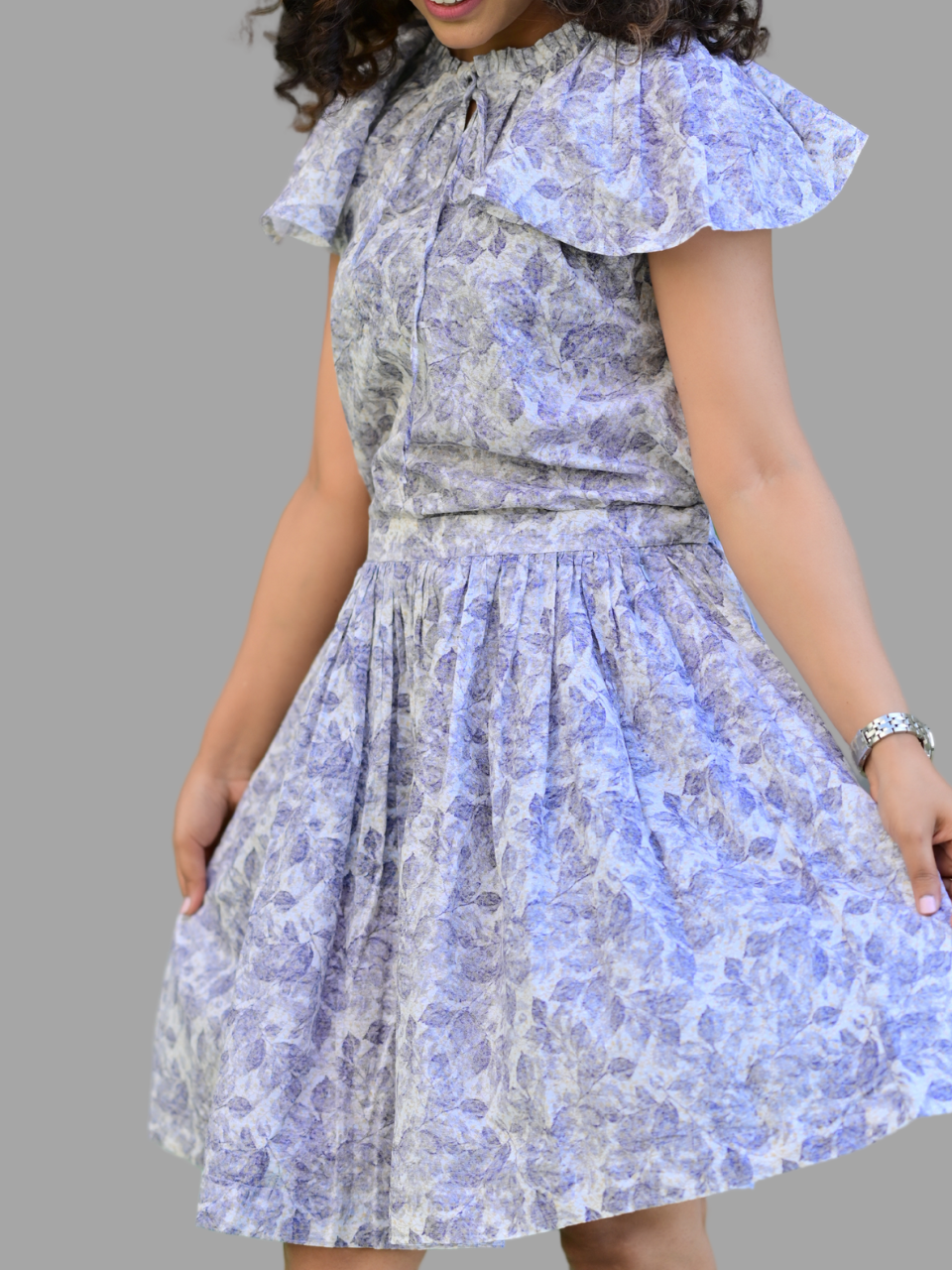 Cotton Linen Skirt Co-Ord Set