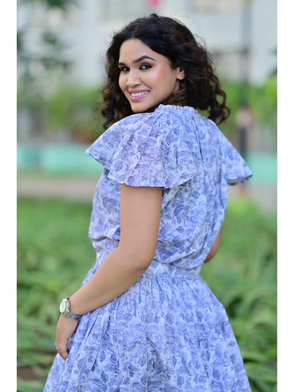 Cotton Linen Skirt Co-Ord Set