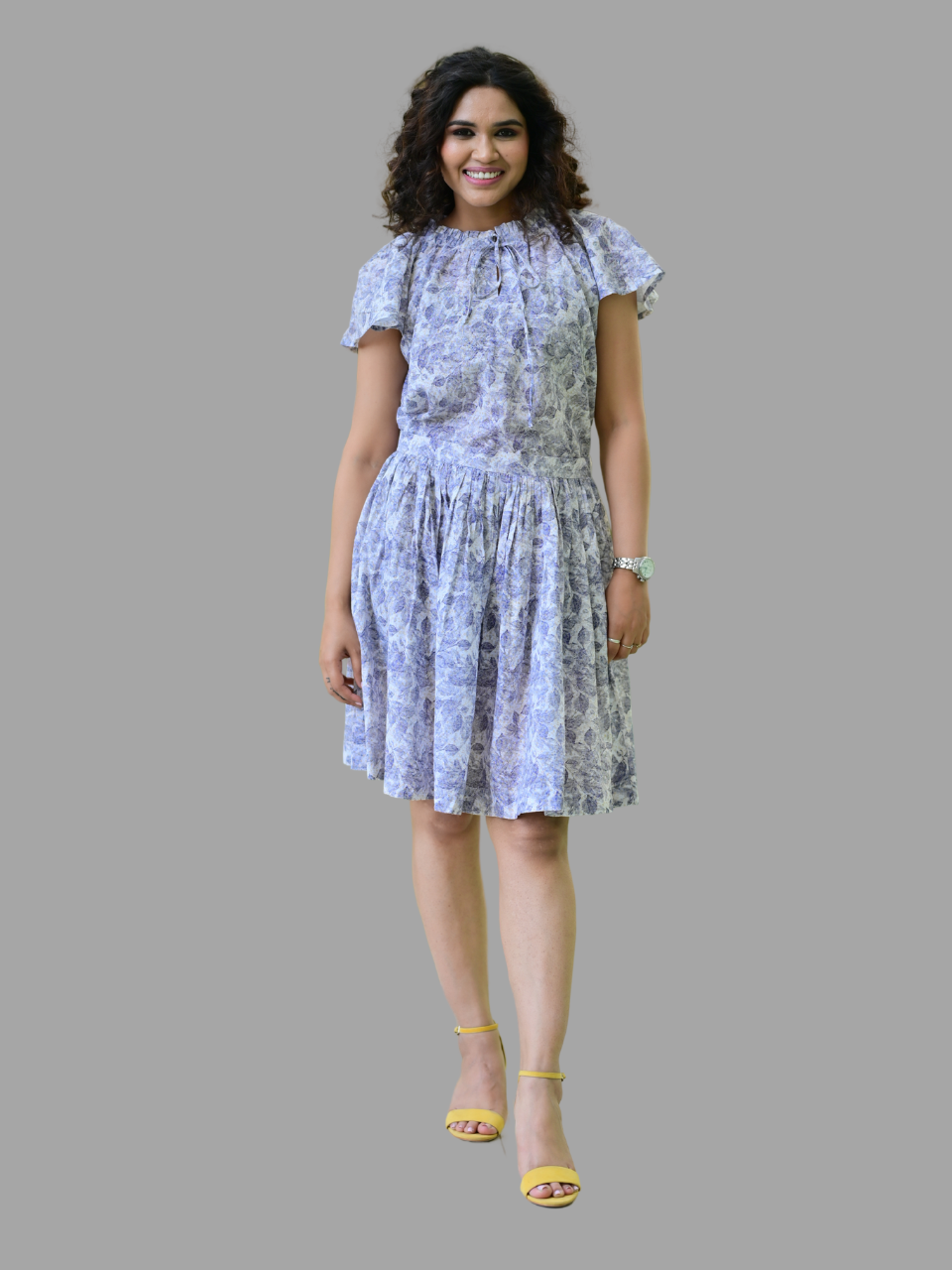 Cotton Linen Skirt Co-Ord Set