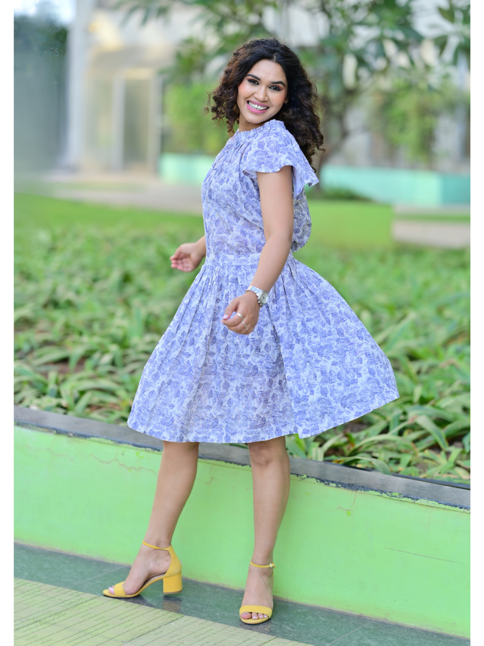 Cotton Linen Skirt Co-Ord Set