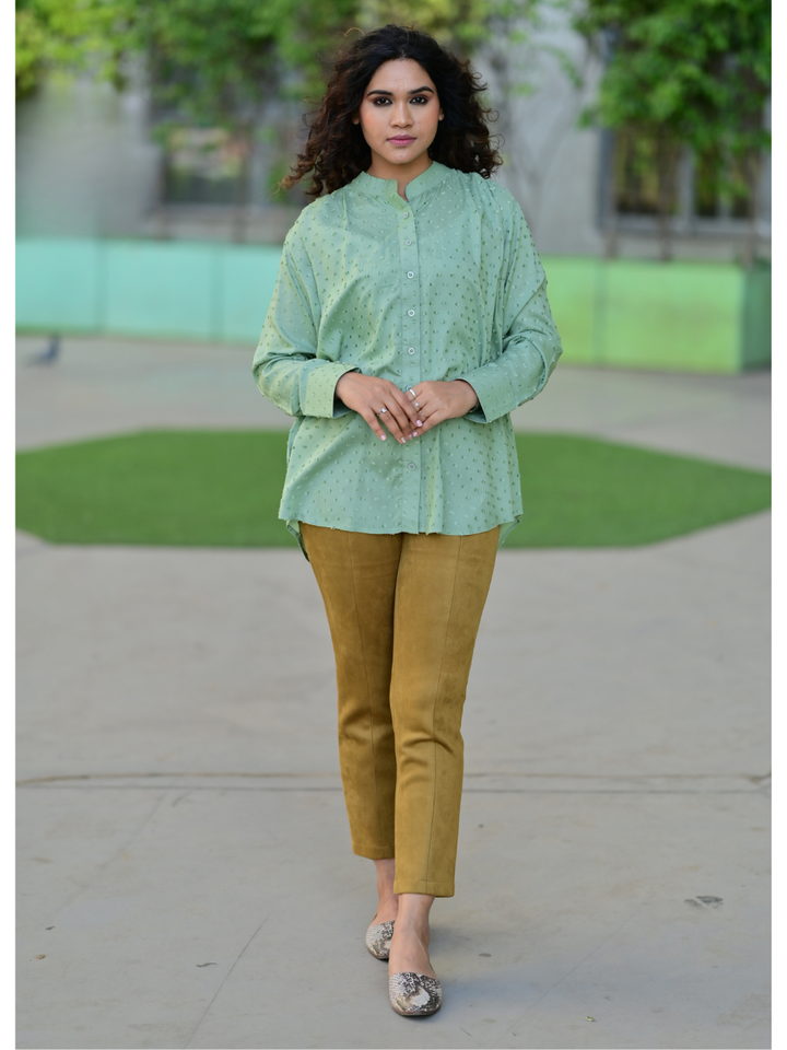 Green Swiss butta Shirt