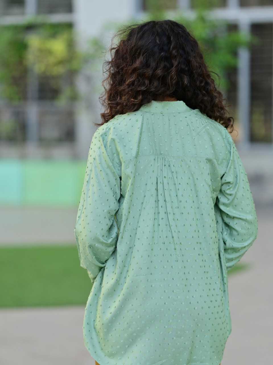 Green Swiss butta Shirt