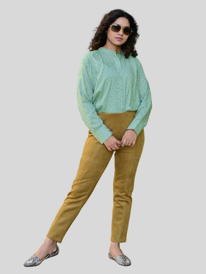 Green Swiss butta Shirt