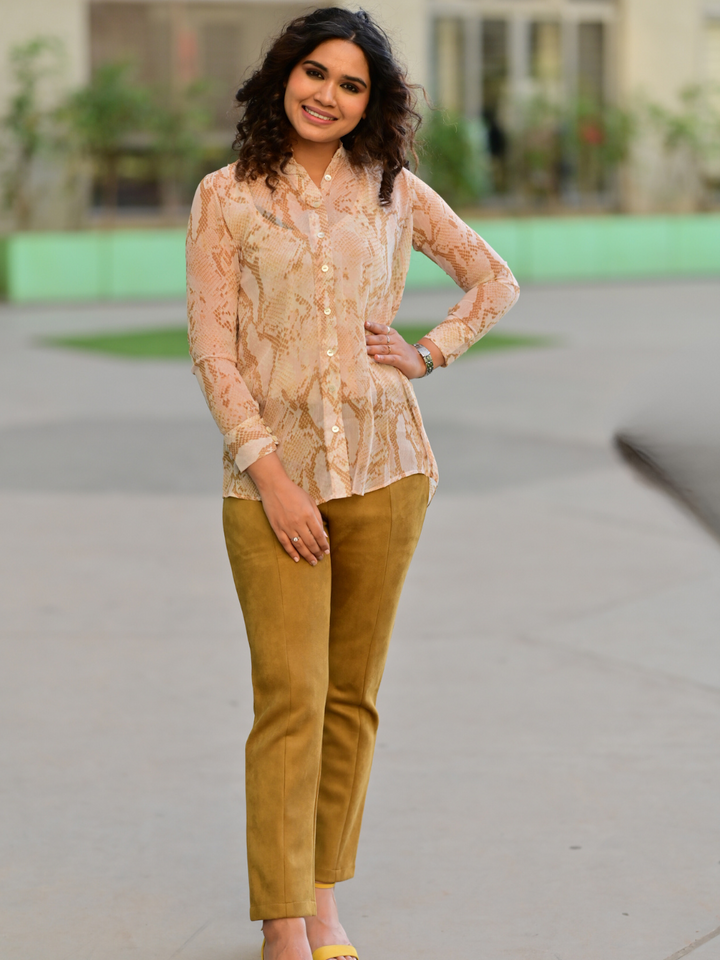 Georgette Sheer Shirt