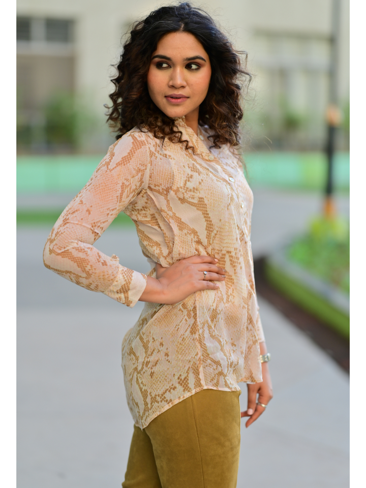 Georgette Sheer Shirt