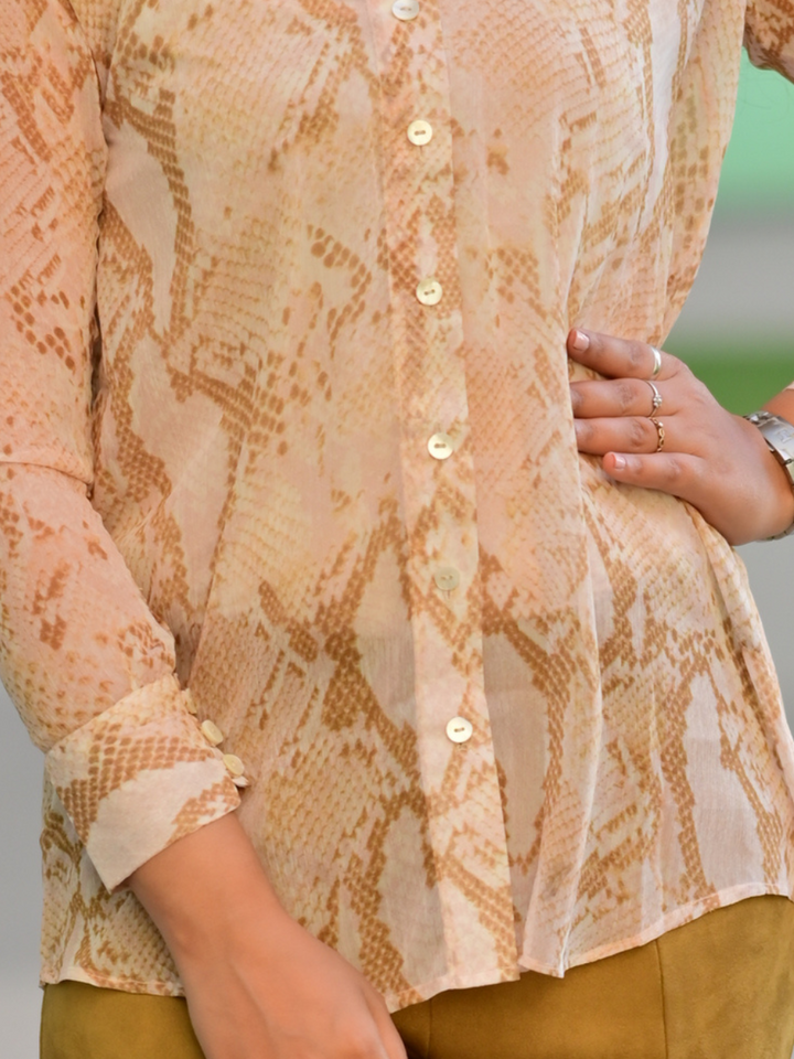 Georgette Sheer Shirt