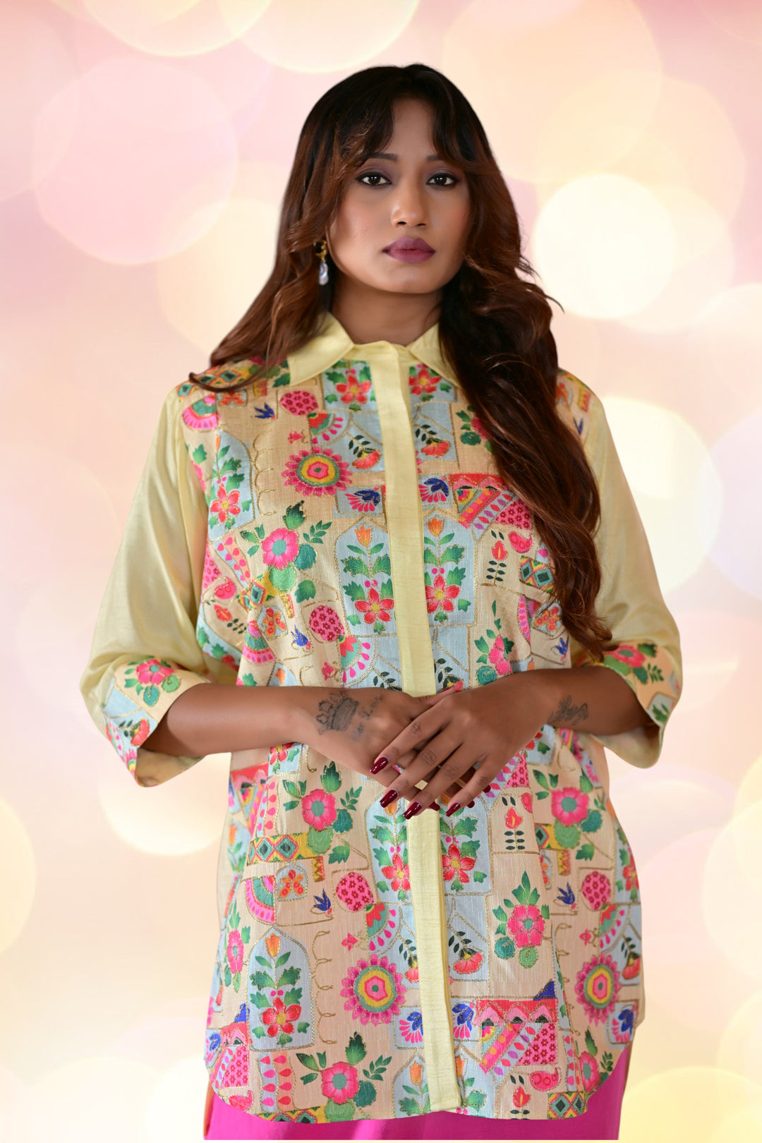 Traditional Zari Elegance Shirt