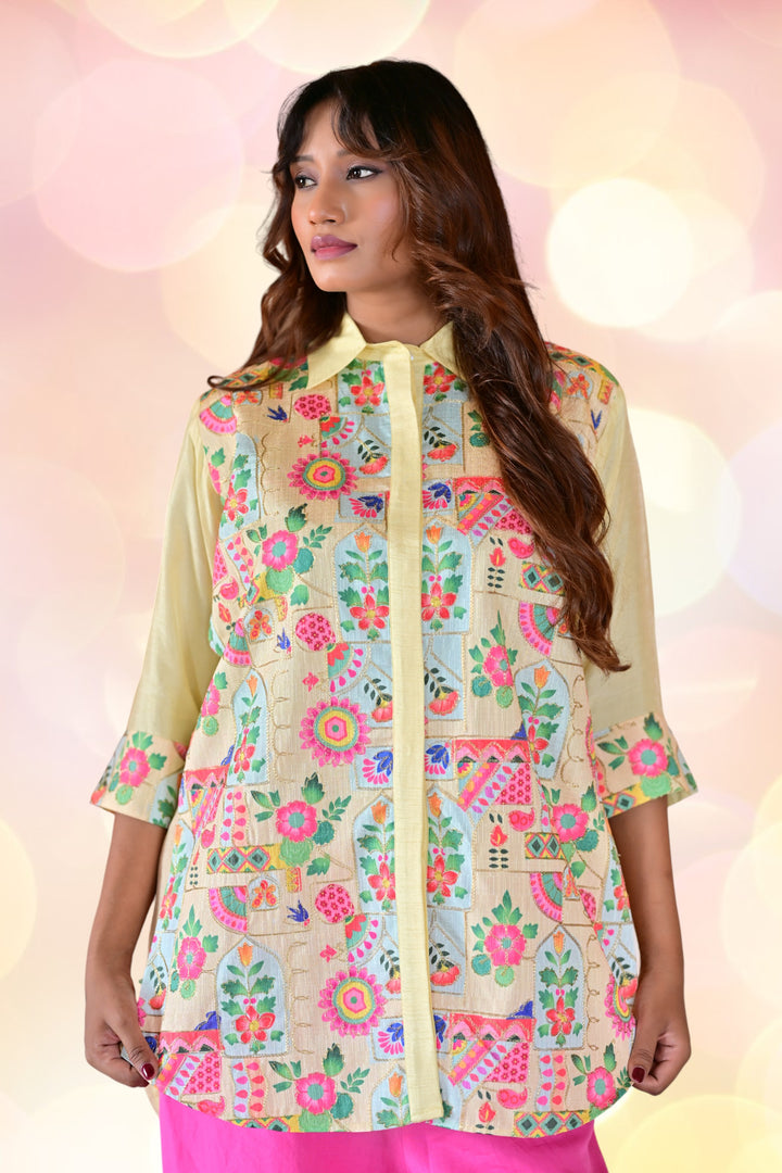 Traditional Zari Elegance Shirt