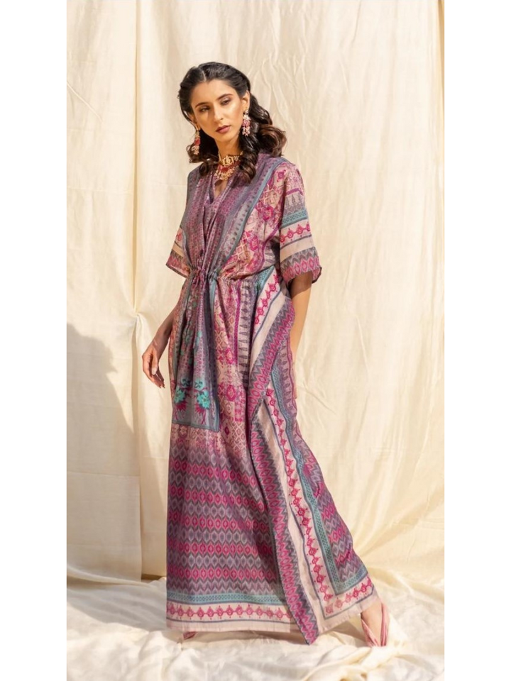 Blue Purple Adeline Kaftan
