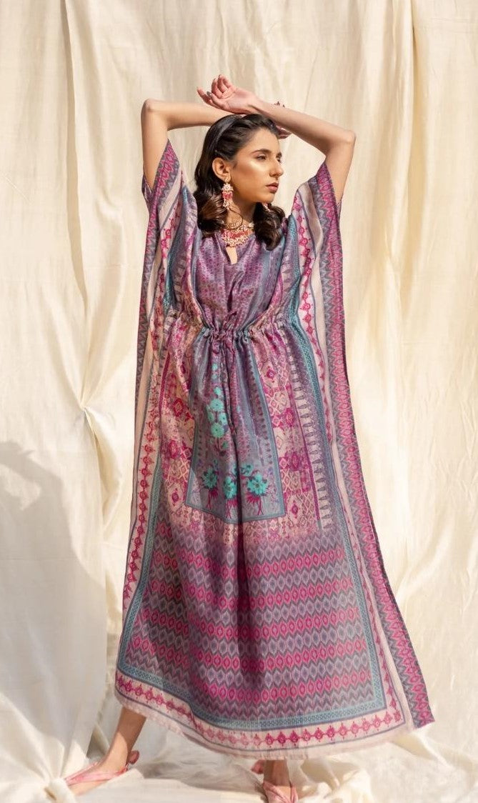 Blue Purple Adeline Kaftan