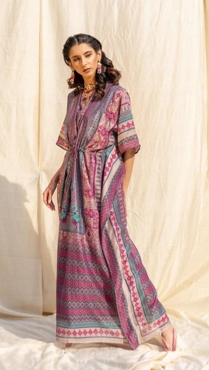 Blue Purple Adeline Kaftan