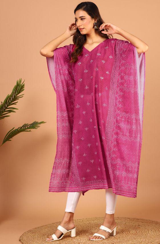 Pink Jolite Kaftan