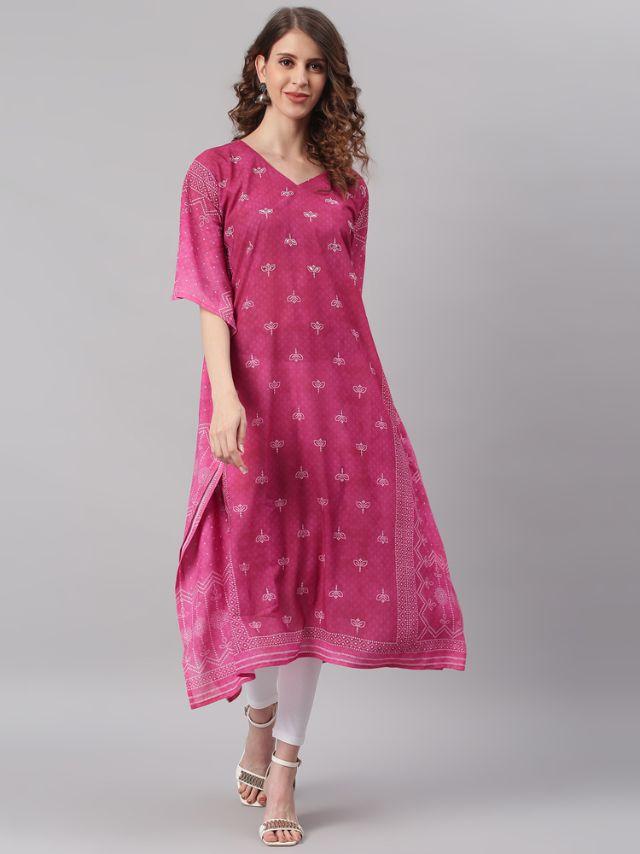 Pink Jolite Kaftan