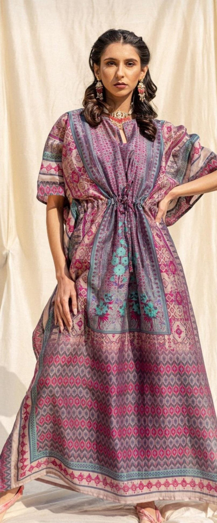 Blue Purple Adeline Kaftan